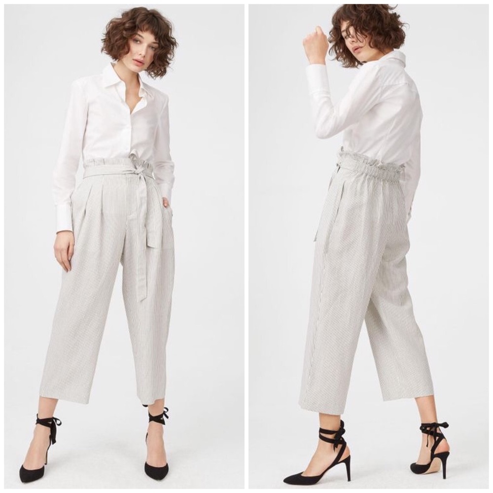 Club Monaco Anreah White High Rise Pants